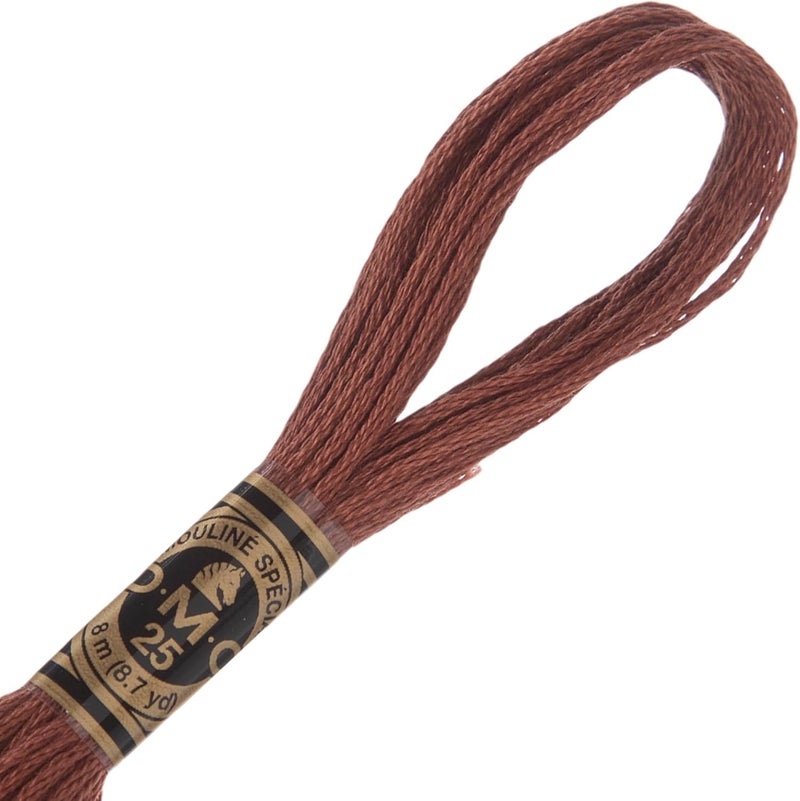 DMC Cotton Embroidery Floss (Set of 12) (632 Ultra Very Dark Desert Sand)